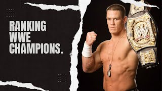 Ranking WWE Champions| Tier list #wwe #wwechampions