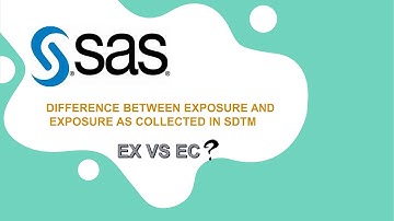 Difference Between EX and EC in SAS SDTM - Interview Question
