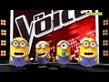 Minions sings «Banana» The Voice MMD | Halftime Show