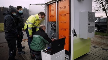 INTILION scalebloc – Commercial storage at the BayWa r.e. warehouse in Tübingen, Germany