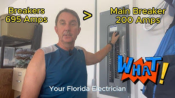 200 Amp Distribution Panel with 695 Amps of Breakers - How Can this Work? #howthingswork