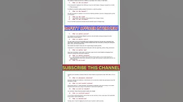 Safety officer interview questions and answers #safety #fire #trending #shorts