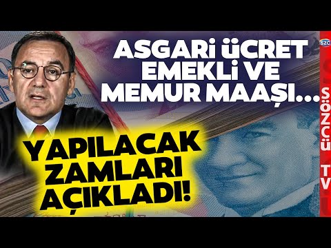 Deniz Zeyrek'ten Çarpıcı ZAM Kulisi! Asgari Ücret, Kök Aylık, Emekli ve Memur Maaşı...