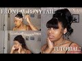 Frontal Ponytail Tutorial! Using A BEAUTY SUPPLY STORE Frontal!