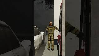 Eye Contact At The Gas Station