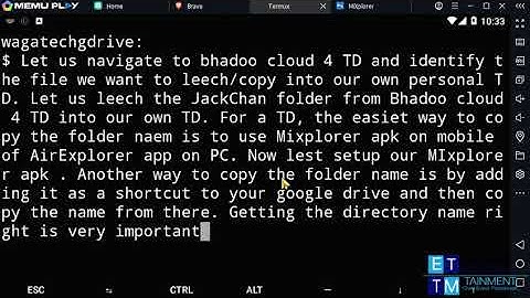RClone on Android | How to Copy Files from One Team Drive To Another Team Drive on Termux
