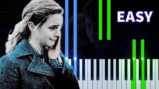 Harry and Hermione - Harry Potter 6 - EASY Piano tutorial
