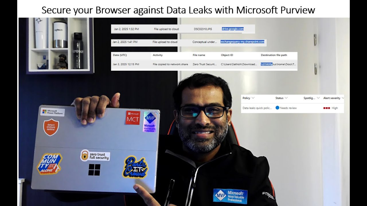 Secure your Browser against Data Leaks with Microsoft Purview - YouTube