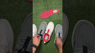 HEYDUDE Wally Golf Essentials Golfing Shoes Comfortable Lightweight Slip on Golfer Shoe