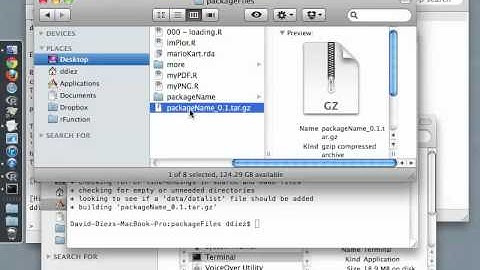 Creating R Packages - 3 of 3 - Building and Installing (Mac OS X)