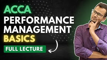 ACCA Performance Management (PM) Introduction [Full Lecture] | Big Data & Data Analytics