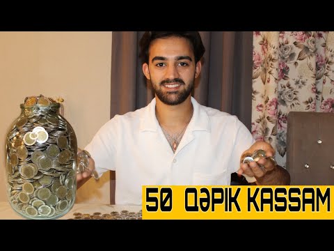 50 QƏPİK KASSAMI AÇDIM (Nə Qədər Pul Çıxdı?)