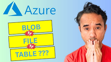 Blob vs File vs Table Storage in Azure – Easy Comparison