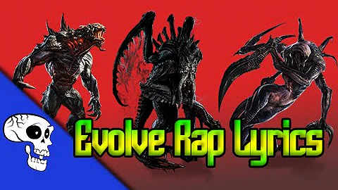Evolve Rap Battle LYRIC VIDEO - "Hunters vs. Monsters" by JT Music