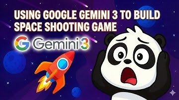 I Built a 3D and 2D Space Shooter in Minutes Using Gemini 3 Pro! 🚀 (No Coding?)