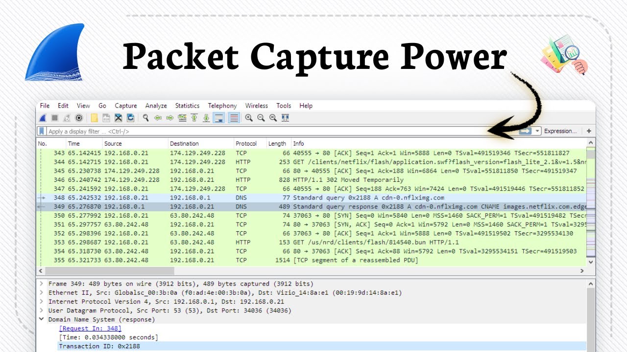 How to capture packets in Wireshark (Traffic Monitor) - YouTube