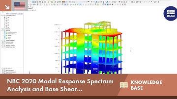 KB 001860 | NBC 2020 Modal Response Spectrum Analysis and Base Shear Considerations in RFEM 6