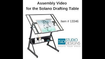 Assembly Video for Solano Drafting Table by Studio Designs