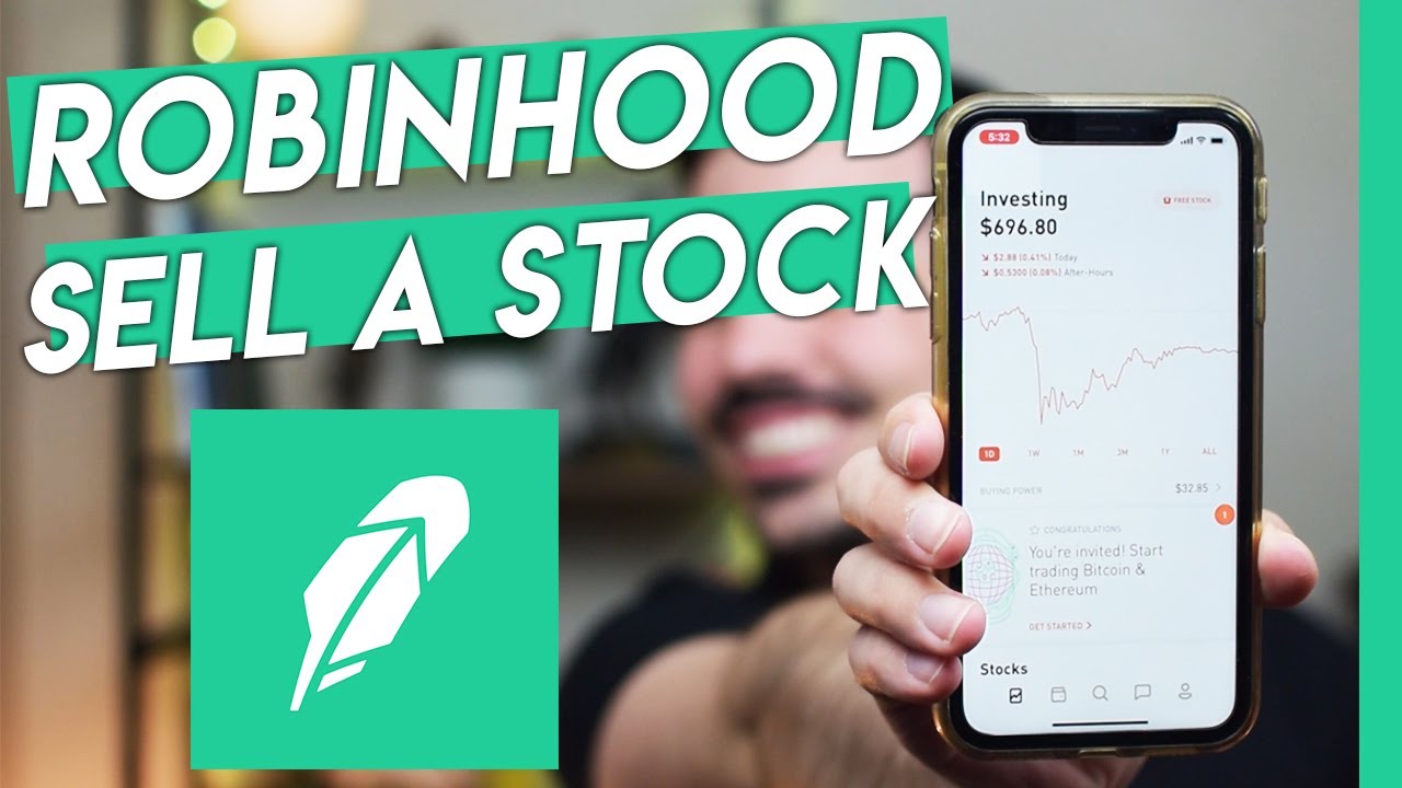 How To Sell Your Stocks on Robinhood Quick Tutorial YouTube