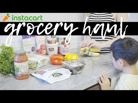 GROCERY HAUL | INSTACART: How it Works | Plus Coupon Code