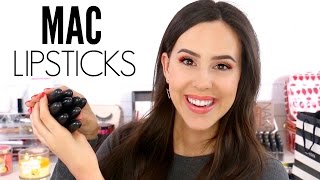 My MAC Lipstick Collection || Cremesheen || Favorites, Swatches & Wear Test