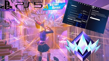 PS5 Chapter 6 UNREAL Reload Ranked Gameplay + BEST Controller Settings For Fortnite 🎯 [4K 120FPS]