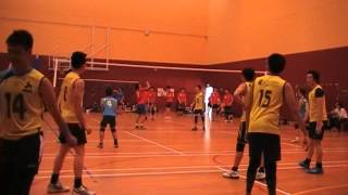 Volleyball Men's Open 2014 MMC1 vs OBZ Warm up