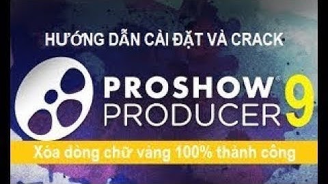 Hướng dẫn sử dụng Proshow Producer - (Bài 2):GỠ BỎ CHỮ MÀU VÀNG "Made as an evaluation of proshow "