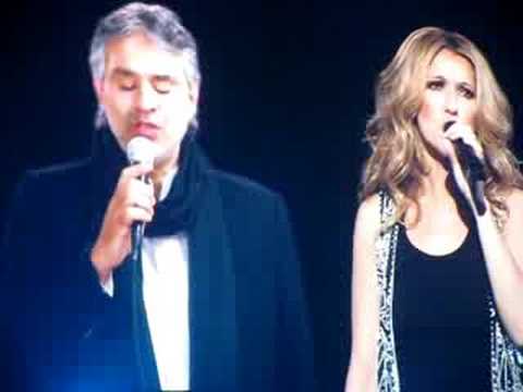 Celine Dion @ MSG w/Andrea Boccelli The Prayer