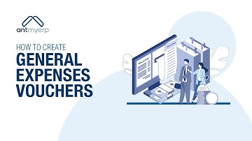 Create General Expense Voucher | Finance Module AntMyERP- Hindi