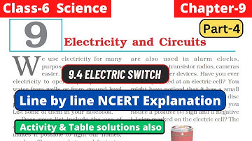Electricity and Circuits | Class 6 Science Chapter 12 line by line NCERT Explanation | Part 4