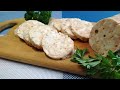 ДОМАШНЯЯ КУРИНАЯ КОЛБАСА. РУБЛЕНАЯ КОЛБАСА ИЗ КУРИЦЫ. КУРИНАЯ ВЕТЧИНА