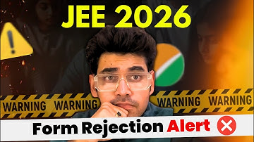 NTA Rejecting JEE Main Application Form #jeemain2026