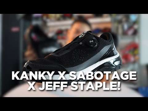 UNBOXING SEPATU KANKY X SABOTAGE X JEFF STAPLE!