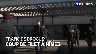 Trafic de drogue : coup de filet à Nîmes, 20 personnes interpellées