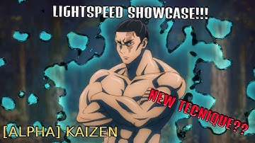 ROBLOX | [🔥🧪ALPHA] Kaizen | Lightspeed Technique Showcase