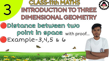 Derivation of Distance between two point in space🔥🔥|| Worldeez Academy