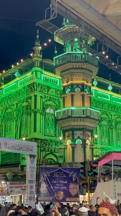 Eid-e-Milad 2025 | Masha Allah | Minara masjid | Mumbai | #viralreels #vlog #mumbai #minivlog #reel