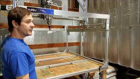 TOP 5 Axis Laser movements with LARGE 5 Prime CNC router *CAGED* Version with laser & 36" Zed travel