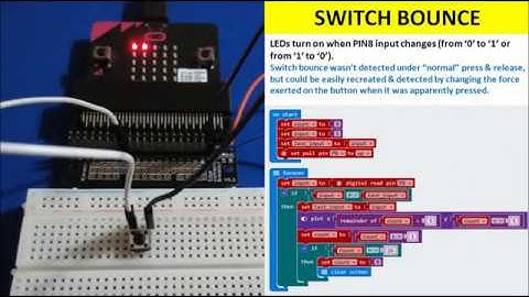 The BBC micro:bit - SWITCH BOUNCE