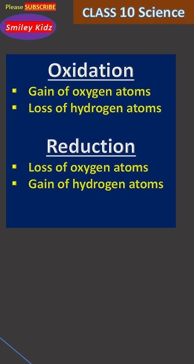 oxidation-and-reduction-class-10-shorts-youtubeshorts-ytshorts