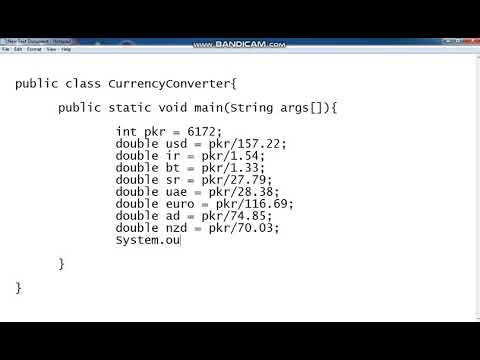 Currency Converter Part