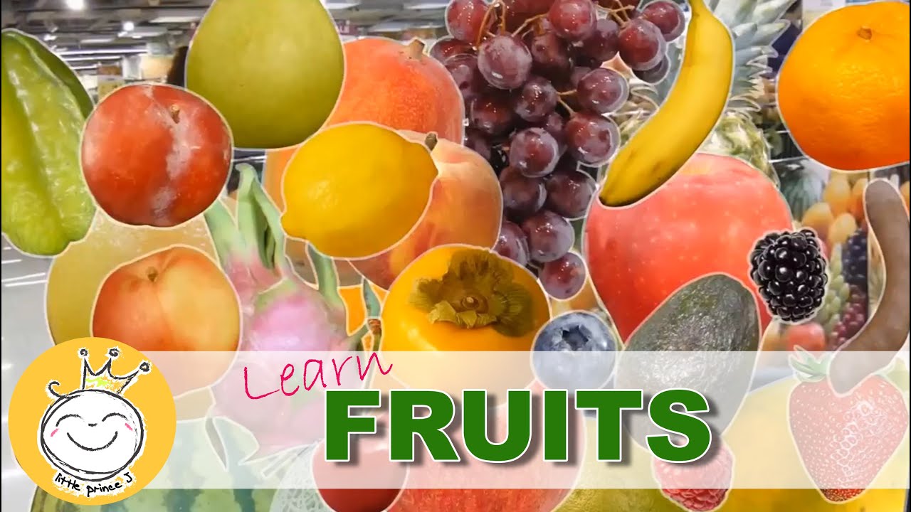 Learn Fruit For Kids Real Fruits And Fruits Cross Section Pictures Youtube