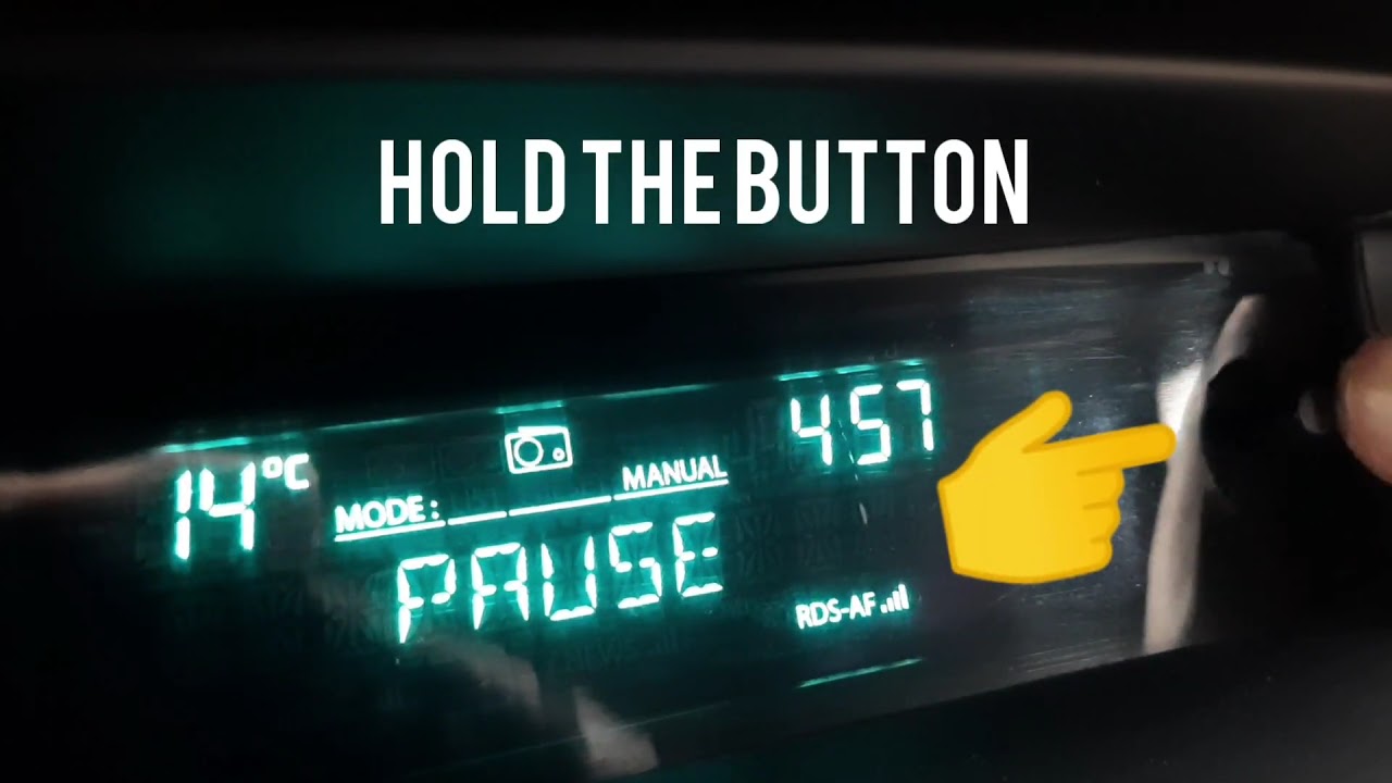 How to change the time in Renault Scenic II 20032009 YouTube