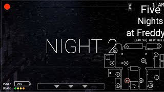 Night 2! Five nights at freddy Plus