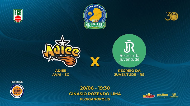 ADIEE AVAÍ (SC) X RECREIO DA JUVENTUDE (RS) | SUL-BRASILEIRO SUB-17 MASCULINO DE BASQUETE 2025