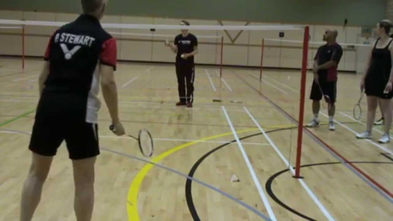 Simple Badminton  Forehand Lift  To Rear Court YouTube