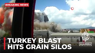 Several injured as blast hits grain silos at Turkey’s Derince port
