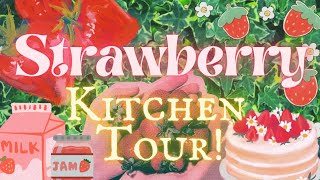 Strawberry Kitchen Tour 🍓 Kitchen Witch ASMR