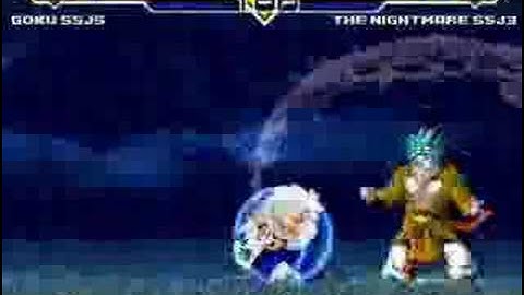 SSJ5 Goku vs. The Nightmare SSJ3 (3rd fight)